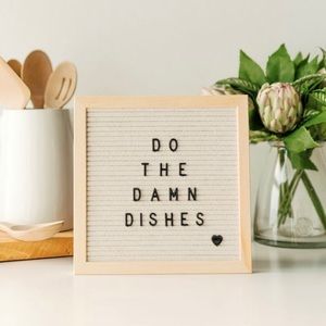 Underwood Letterpress - Felt Letter board - Sand